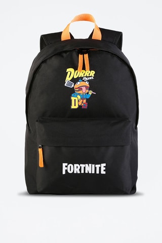 Rugtas Fortnite Durrr - Zwart en oranje
