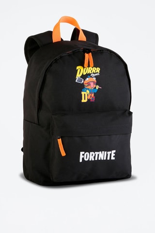 Rugtas Fortnite Durrr - Zwart en oranje