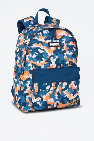 Rugtas Fortnite Blue Campo - Blauw en oranje