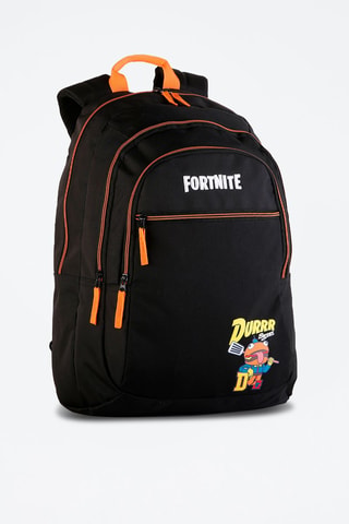 Rugtas Fortnite Durrr - Zwart en oranje