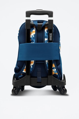 Rugtas met Wieltjes Fortnite Blue Campo - Blauw en oranje