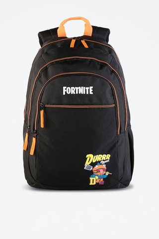 Rugtas met Wieltjes Fortnite Durrr - Zwart en oranje