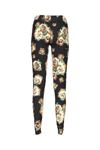 Legging - Noir - Noir, vert et jaune
