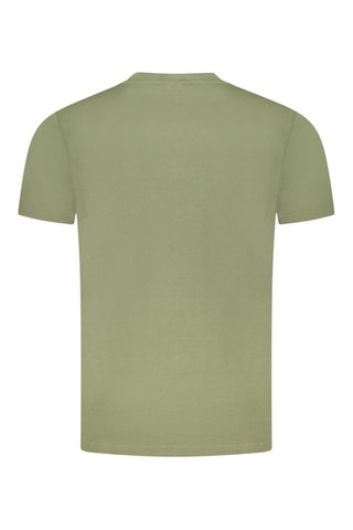 T-shirt - Kaki - Blanc, vert et orange