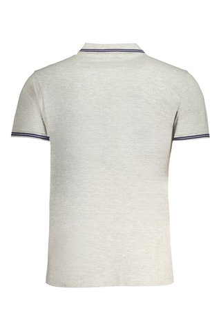 Polo - Gris clair chiné - Noir et gris