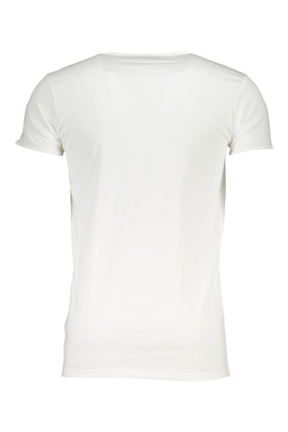 T-shirt - Blanc - Blanc et jaune