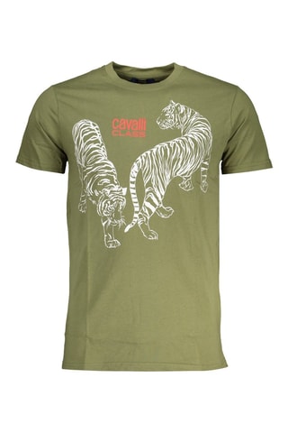 T-shirt - Kaki - Blanc et vert