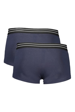 2 boxers - Blanc, noir et bleu