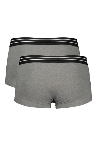 2 boxers - Blanc, noir et gris