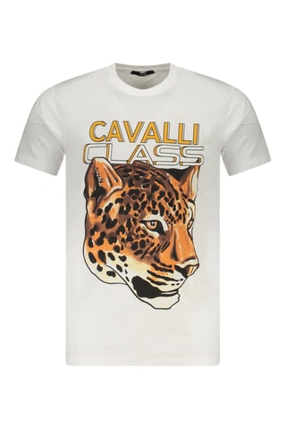 T-shirt - Blanc - Blanc, noir et orange