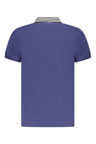 Polo - Bleu cobalt - Blanc, noir et bleu