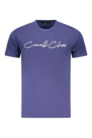 T-shirt - Bleu cobalt - Blanc et bleu