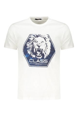 T-shirt - Blanc - Blanc, noir et bleu