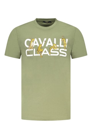 T-shirt - Kaki - Blanc, vert et jaune