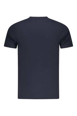 T-shirt - Bleu marine - Blanc, bleu et orange