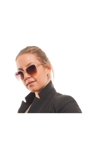 Lunettes de soleil femme - Catégorie 3 - Guess - Beige et rose
