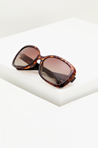 Lunettes de soleil polarisées femme - Catégorie 3 - Marron et miel - Doré, marron et noir