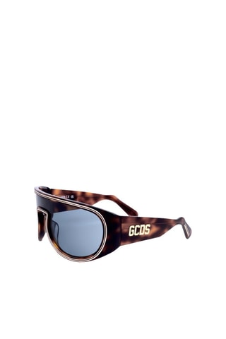 Lunettes de soleil femme - Catégorie 2 - GCDS - Beige, bleu et marron