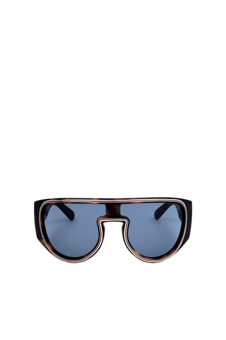 Lunettes de soleil femme - Catégorie 2 - GCDS - Beige, bleu et marron