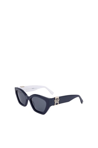 Lunettes de soleil femme - Catégorie 3 - Tommy Hilfiger - Bleu et gris