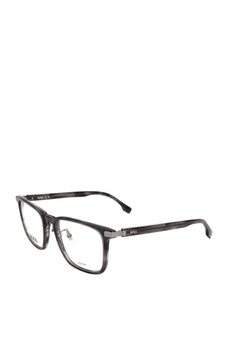 Lunettes de vue homme - Hugo Boss - Noir, argenté et gris