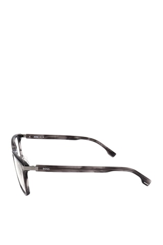 Lunettes de vue homme - Hugo Boss - Noir, argenté et gris