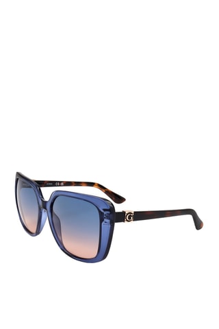 Lunettes de soleil femme - Catégorie 2 - Guess - Bleu, marron, rose et doré