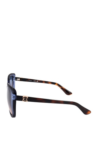 Lunettes de soleil femme - Catégorie 2 - Guess - Bleu, marron, rose et doré