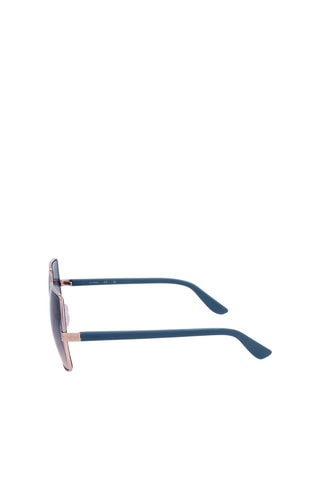 Lunettes de soleil femme - Catégorie 2 - Guess - Bleu, rose et doré