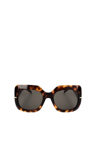 Lunettes de soleil femme - Catégorie 3 - Hugo Boss - Marron, doré et gris