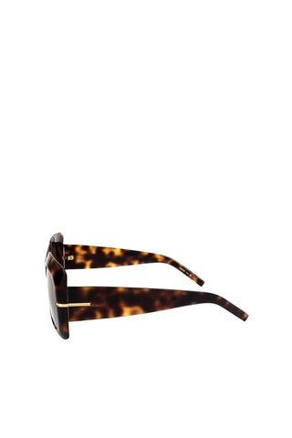 Lunettes de soleil femme - Catégorie 3 - Hugo Boss - Marron, doré et gris