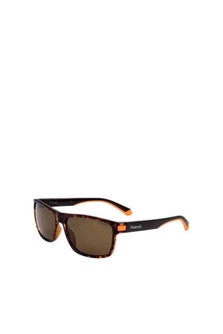 Lunettes de soleil polarisées homme - Catégorie 3 - Polaroid - Noir et marron