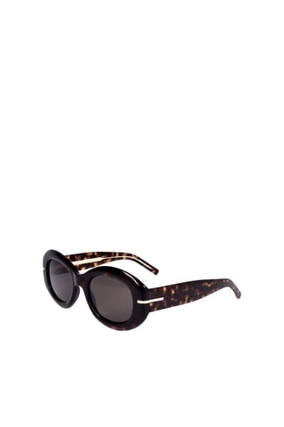 Lunettes de soleil femme - Catégorie 2 - Hugo Boss - Jaune, marron et doré