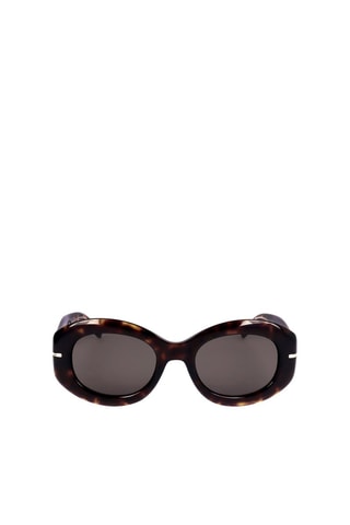 Lunettes de soleil femme - Catégorie 2 - Hugo Boss - Jaune, marron et doré