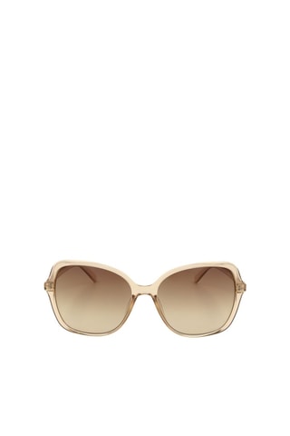 Lunettes de soleil femme - Catégorie 2 - Calvin Klein - Beige et marron