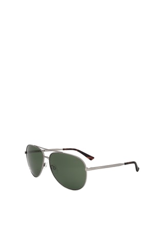 Lunettes de soleil homme - Catégorie 3 - Calvin Klein Collection - Marron et argenté