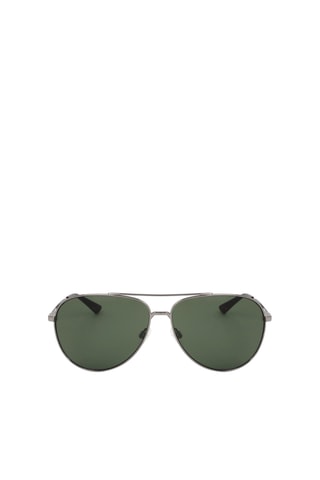 Lunettes de soleil homme - Catégorie 3 - Calvin Klein Collection - Marron et argenté