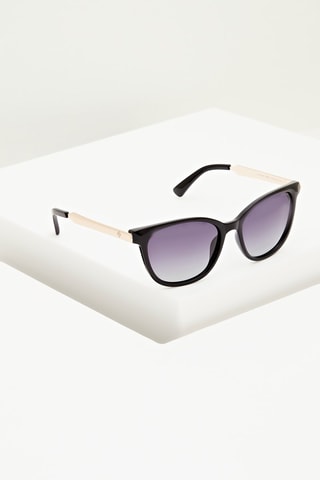 Lunettes de soleil polarisées femmes - Catégorie 3 - Noir - Doré, gris et noir