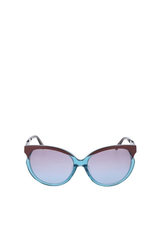 Lunettes de soleil femme - Catégorie 2 - Swarovski - Rouge, bleu et marron