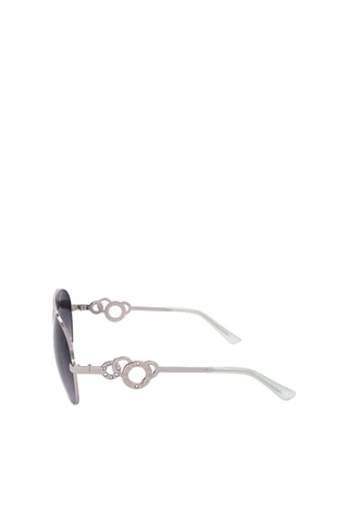 Lunettes de soleil femme - Catégorie 3 - Guess - Vert, argenté et gris