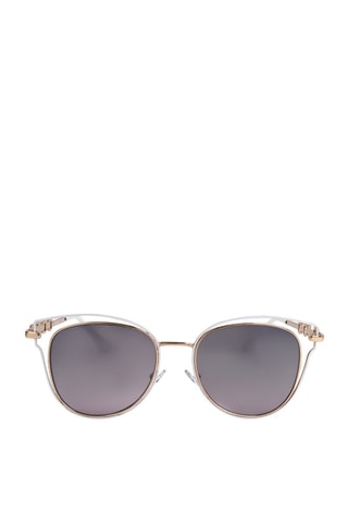 Lunettes de soleil femme - Catégorie 3 - Guess - Blanc, rose, doré et gris