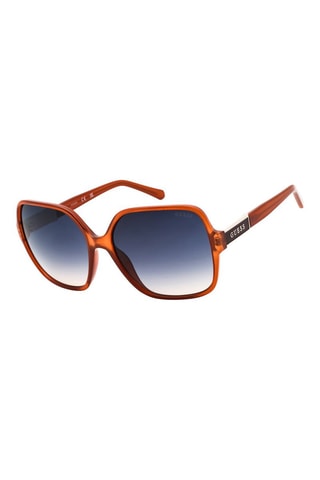 Lunettes de soleil femme - Catégorie 3 - Guess - Bleu et marron