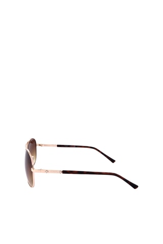 Lunettes de soleil femme - Catégorie 2 - Guess Factory - Doré et marron