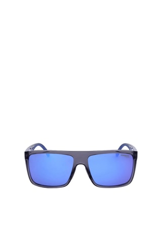 Lunettes de soleil homme - Verres effet miroir - Catégorie 3 - Carrera - Bleu et gris