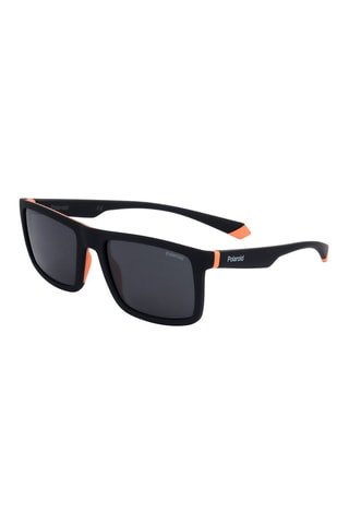 Lunettes de soleil polarisées homme - Catégorie 3 - Polaroid - Gris et noir