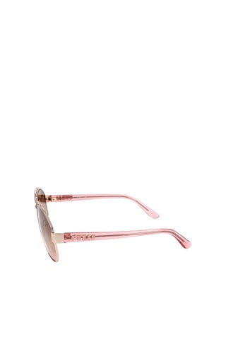 Lunettes de soleil femme - Catégorie 2 - Guess Factory - Marron et rose