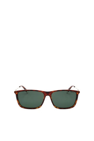 Lunettes de soleil polarisées homme - Catégorie 3 - Polaroid - Vert et marron