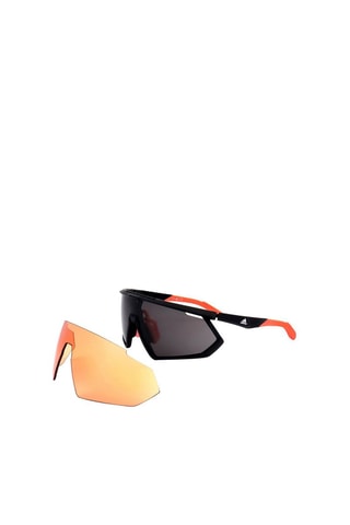 Lunettes de soleil homme - Catégorie 3 - Adidas Sport - Noir et orange