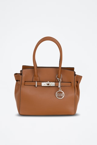 Sac à main en cuir Fraccaroli - Marron