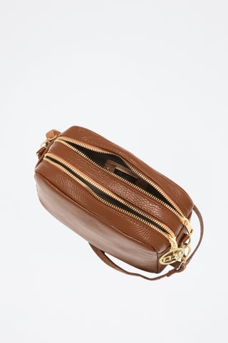 Sac bandoulière en cuir Astolfo - Marron